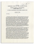 John Paul Stevens Signed Bush v. Gore Supreme Court Decision